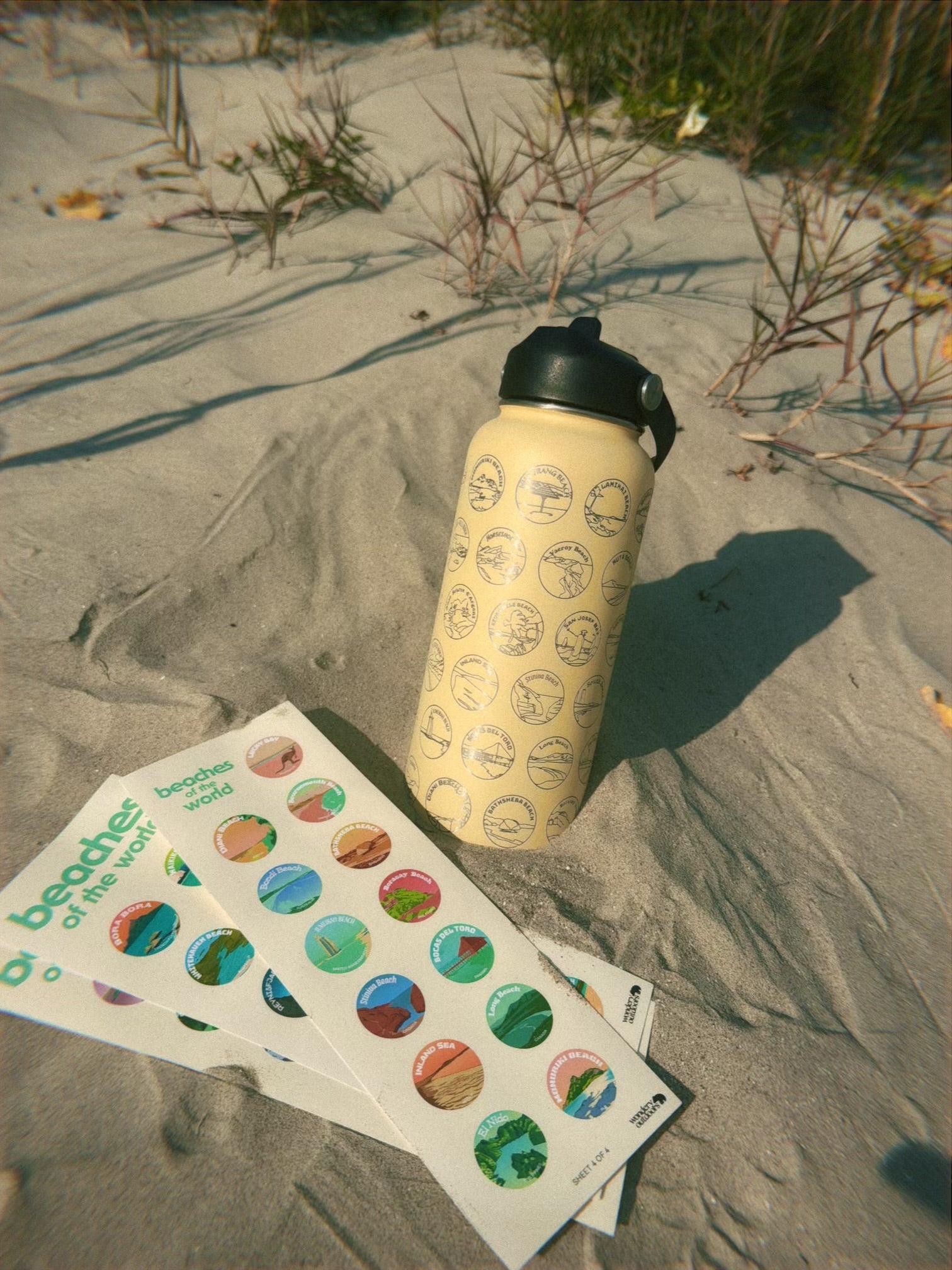Beaches Bucket list Bottle