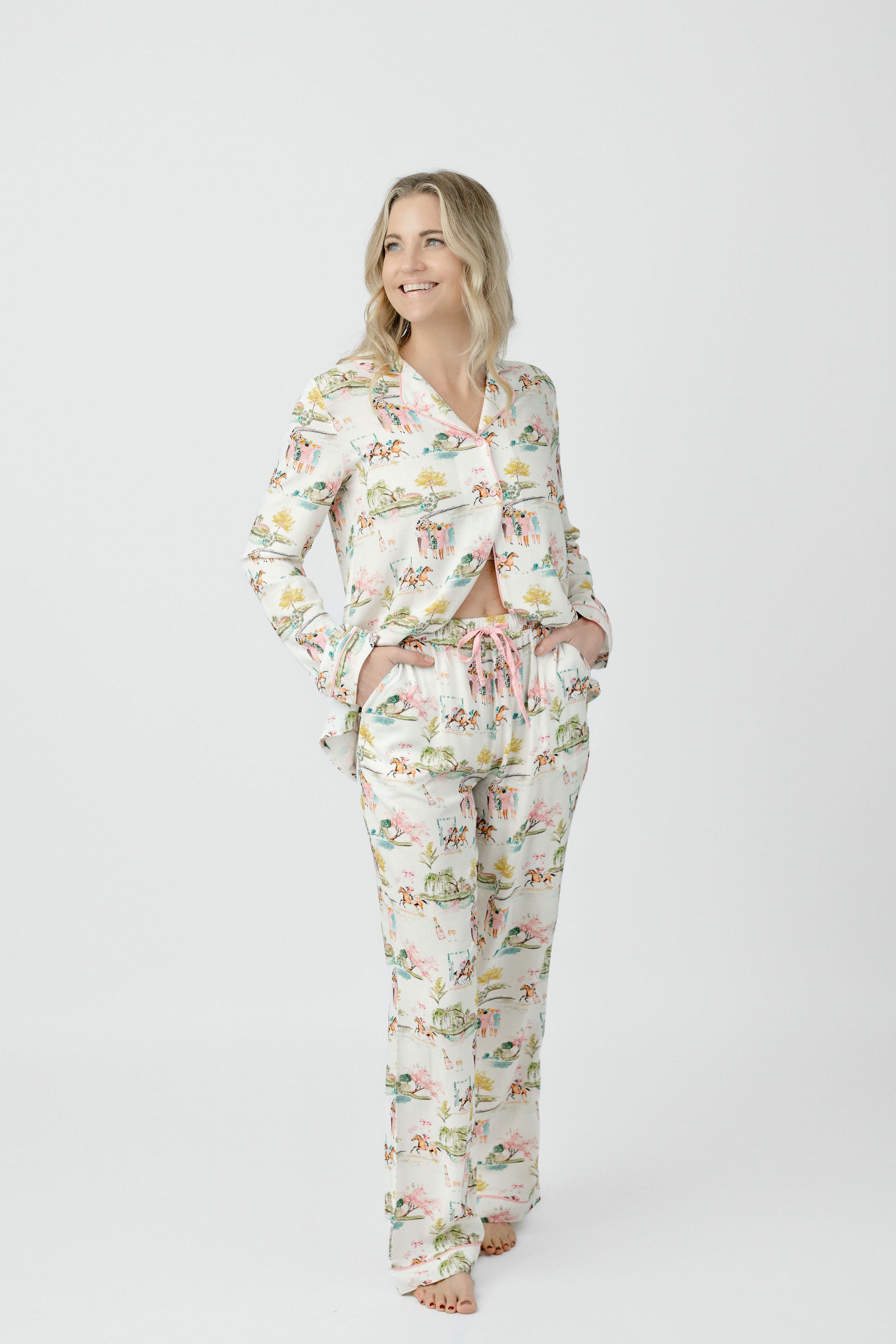 Day at the Races Pajama Set