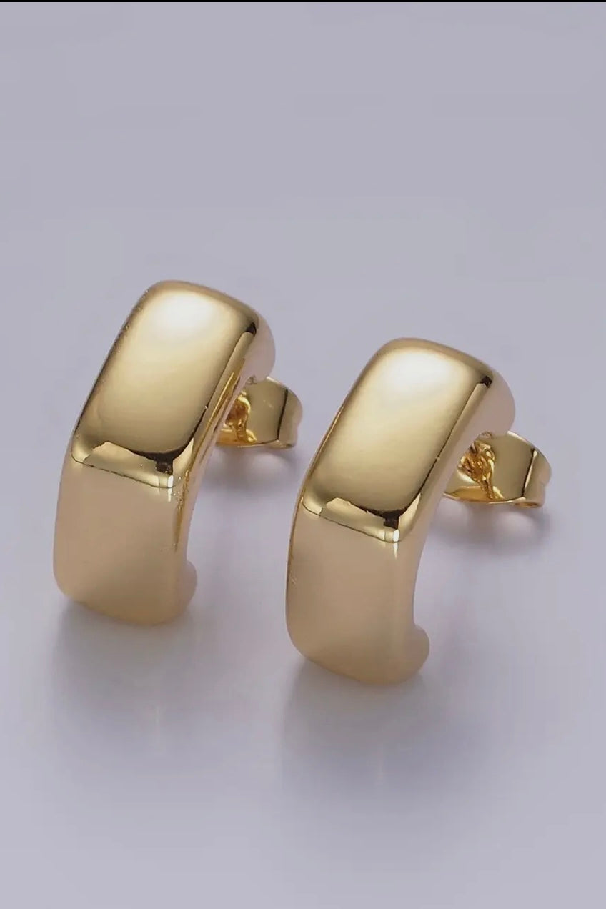 14K Gold Hexagon